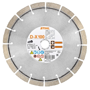 Tarcza diamentowa do zadań specjalnych D-X100, beton/kamień (TSA 230)