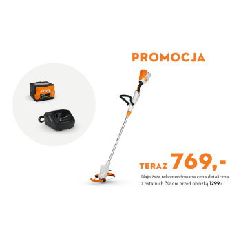 Akumulatorowa kosa STIHL FSA 50, zestaw z akumulatorem AK 10 i ładowarką AL 101