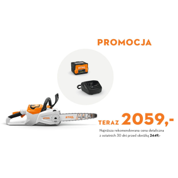 Pilarka akumulatorowa STIHL MSA 80 C-B zestaw z akumulatorem AK 30 i ładowarką Al 101